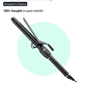 MINT extra long curling iron NIB